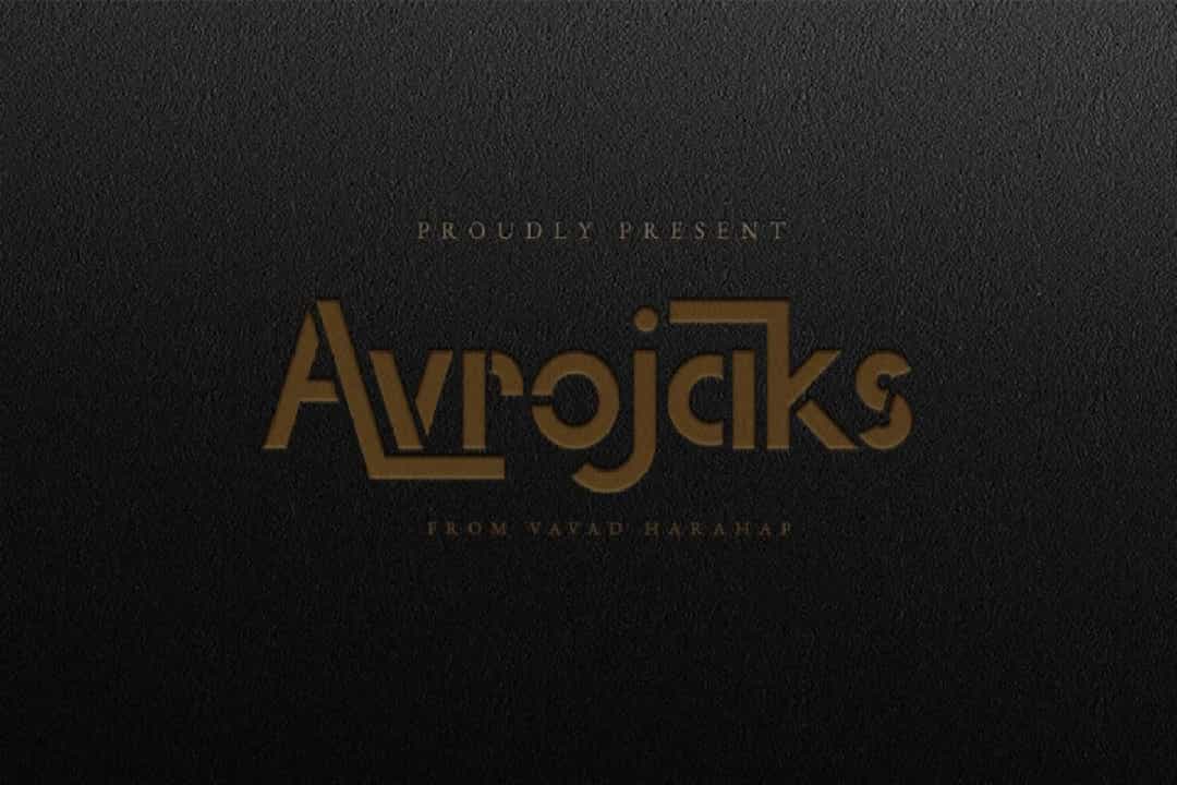 Avrojaks Font Image 1