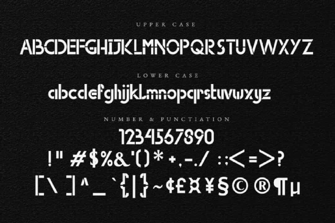 Avrojaks Font Image 3