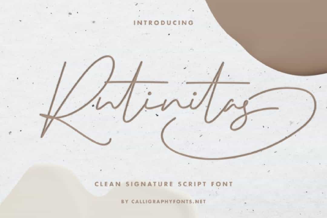 Rutinitas Font Image 1