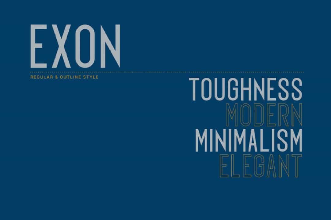 Exon Typeface Image 2