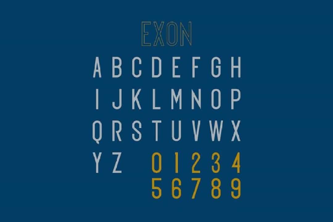 Exon Typeface Image 3