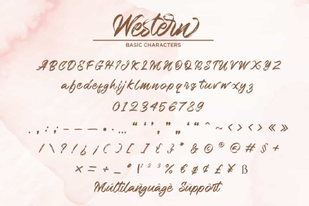 Western Typeface Image 3