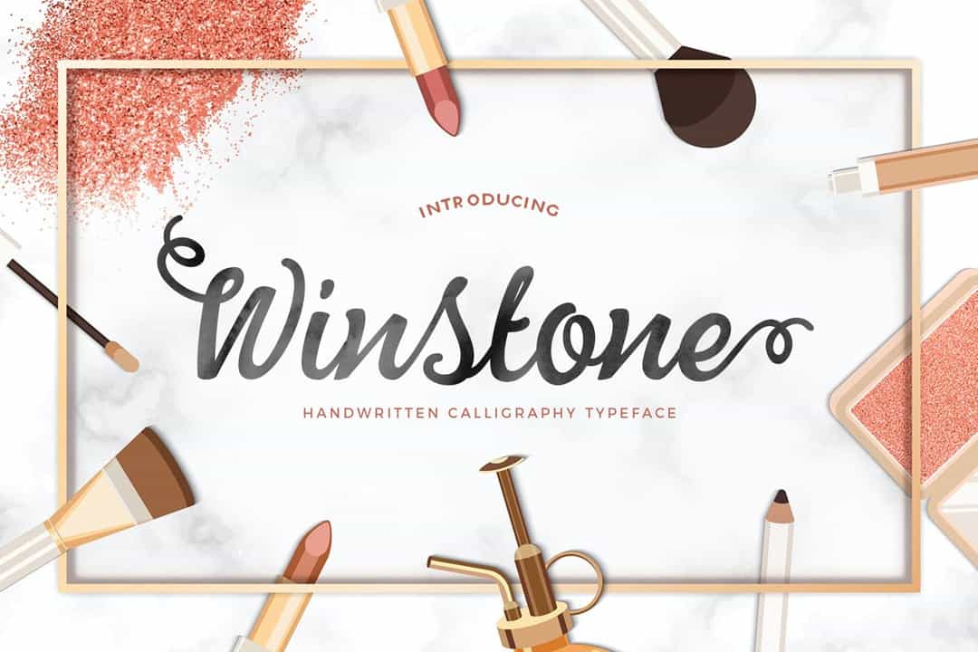 Winstone Font Image 1