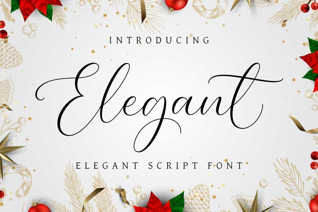 Elegant Font Image 1