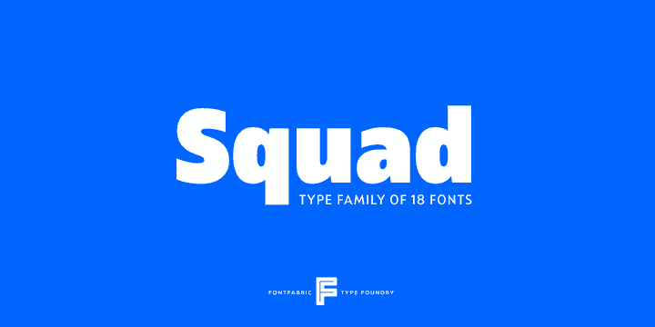 Squad Font Family Image 1