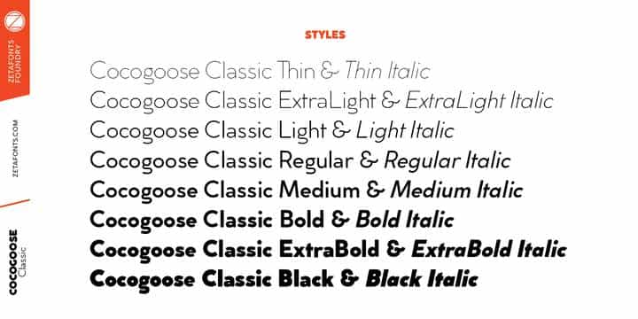 Cocogoose Classic Font Famly Image 2