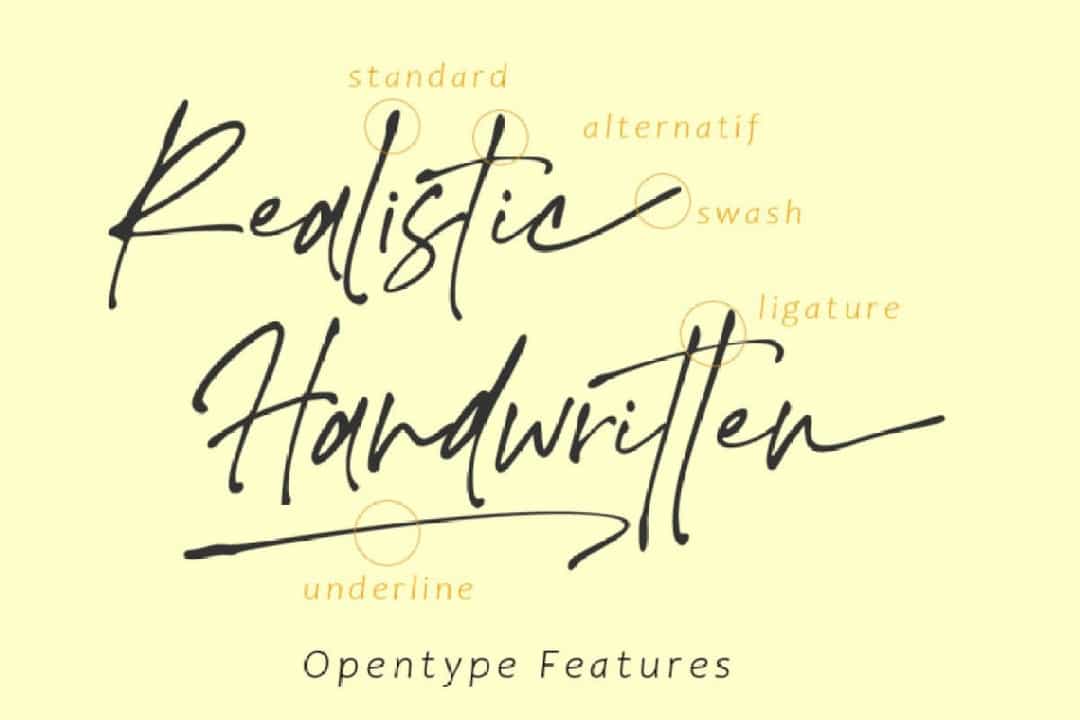 The Ballpoint Font Image 3