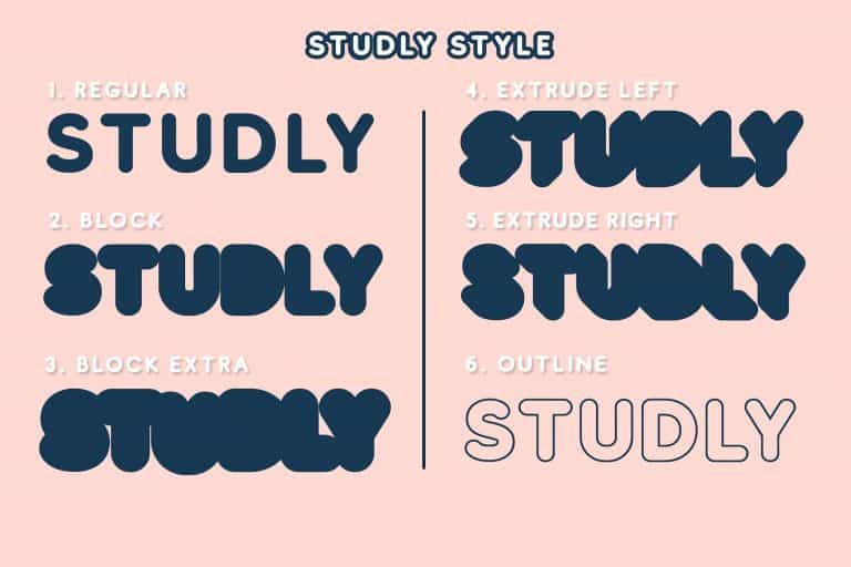 Studly Font Family Image 2