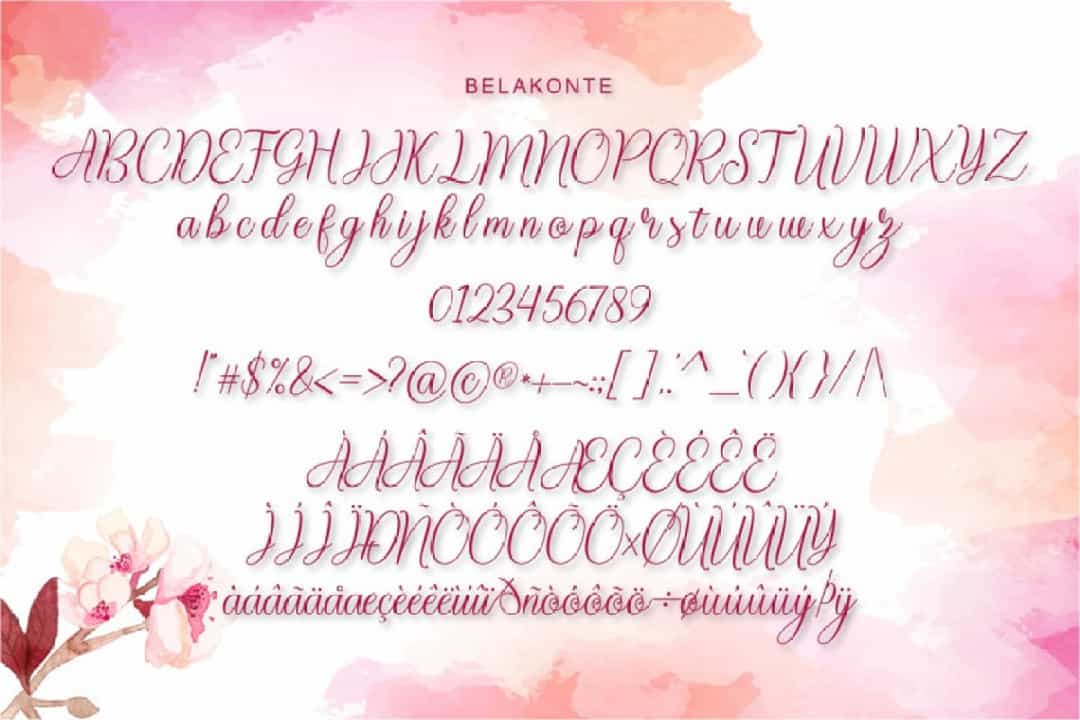 Belakonte Font Image 3