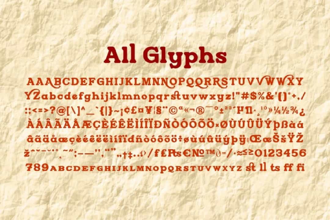 Restrick Font Image 3