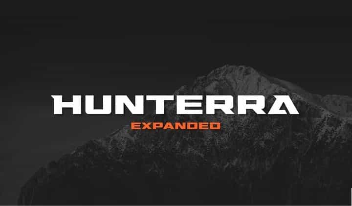 Hunterra Font Image 1