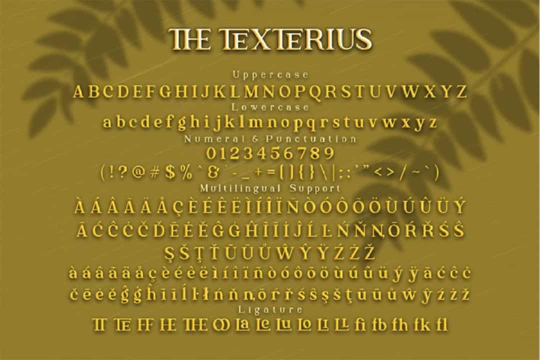 The Texterius Typeface Image 2