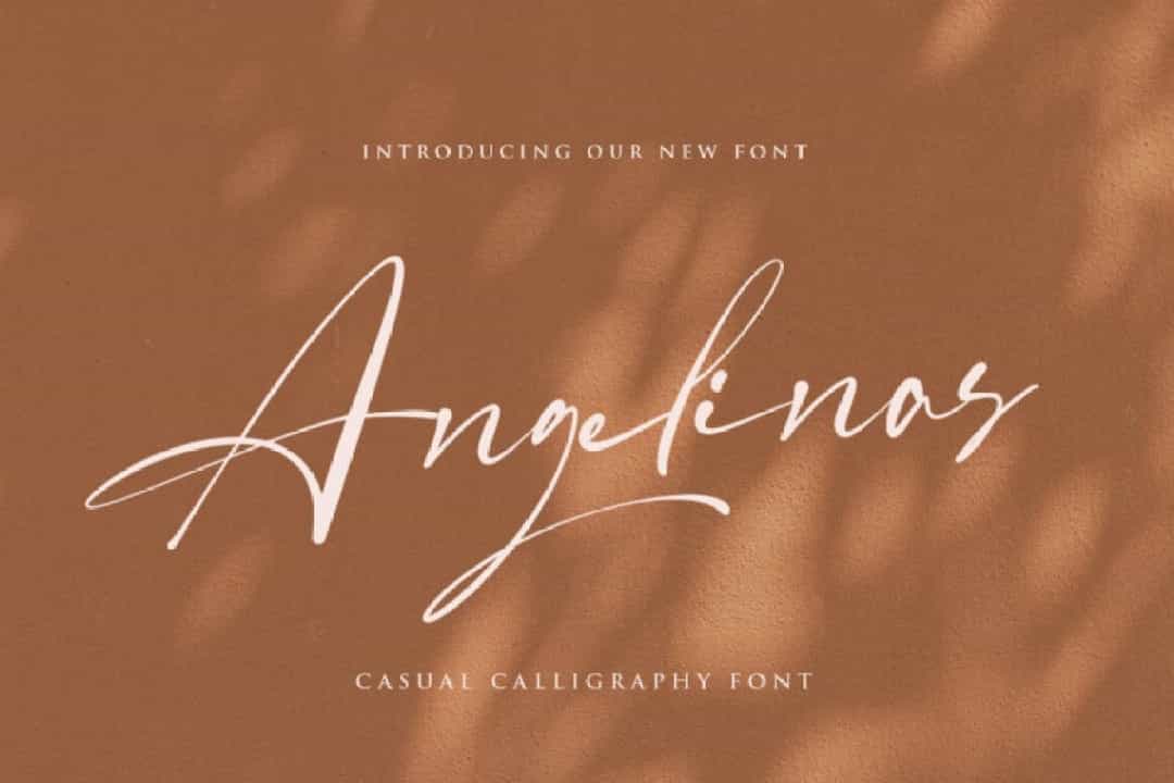Angelinas Font Image 1