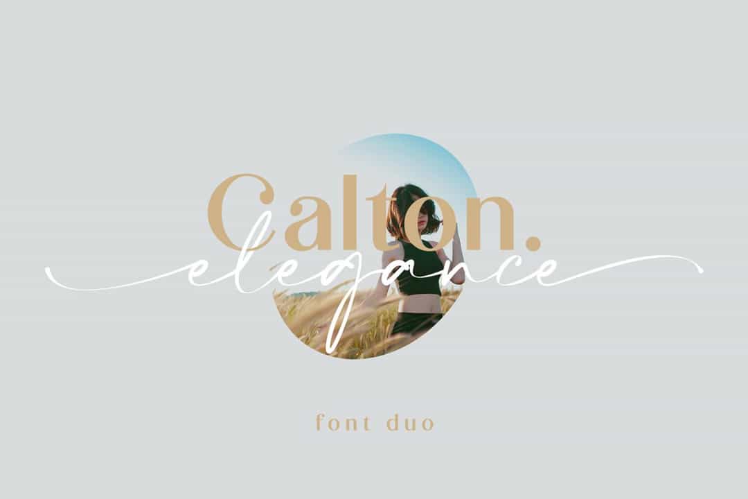 Calton Elegance Font Duo Image 1