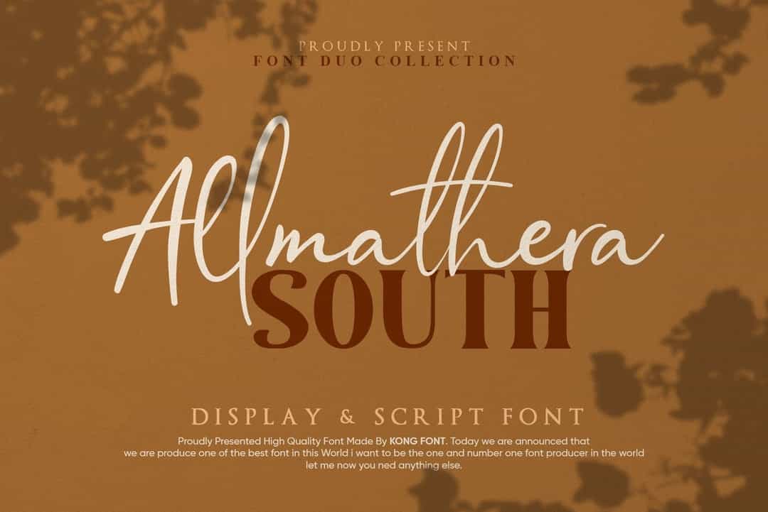 Allmathera South Font Duo Image 1