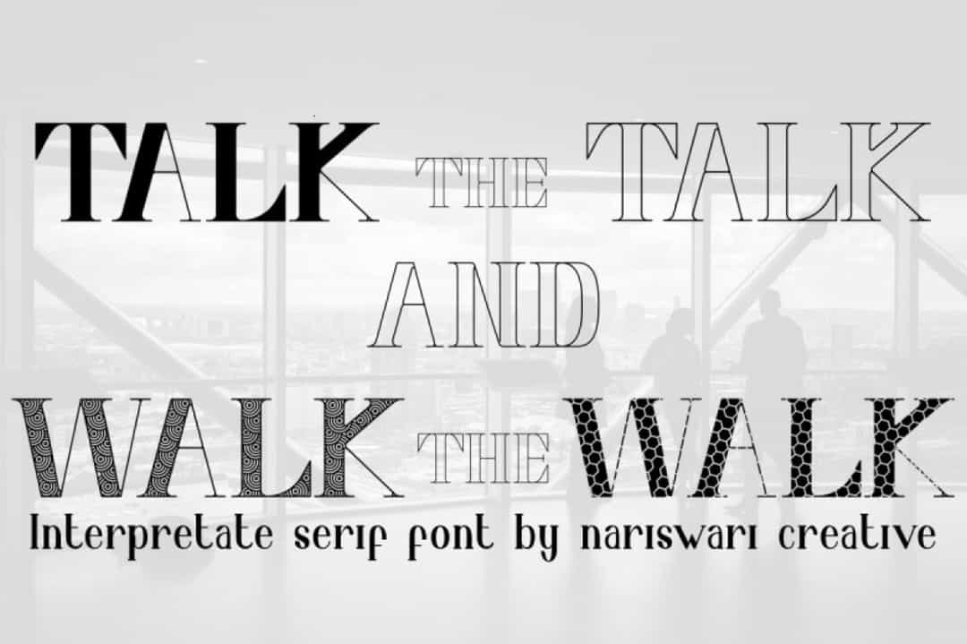 Interpretate Four Font Image 3