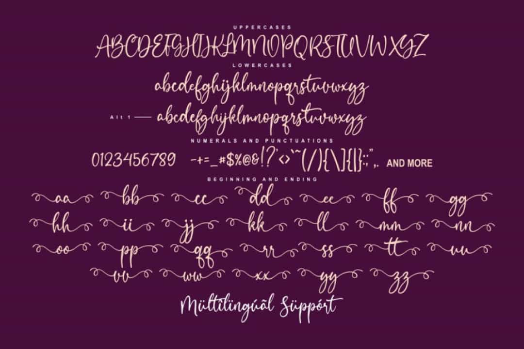 Heart Breath Font Image 3