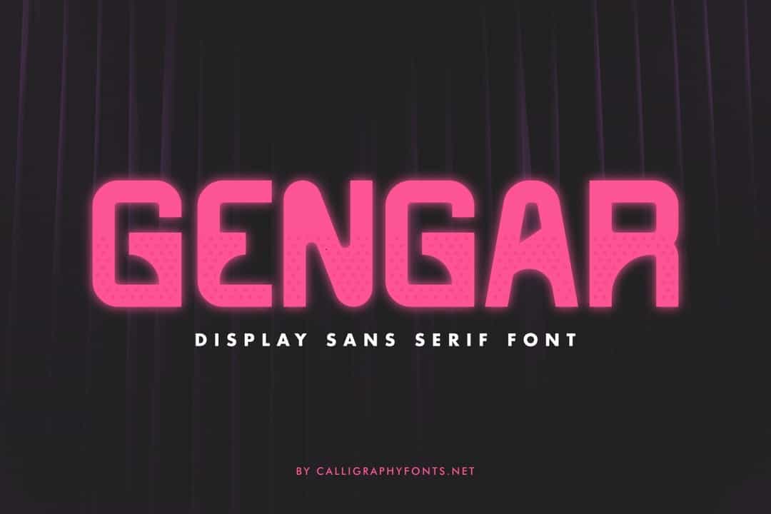 Gengar Font Image 1