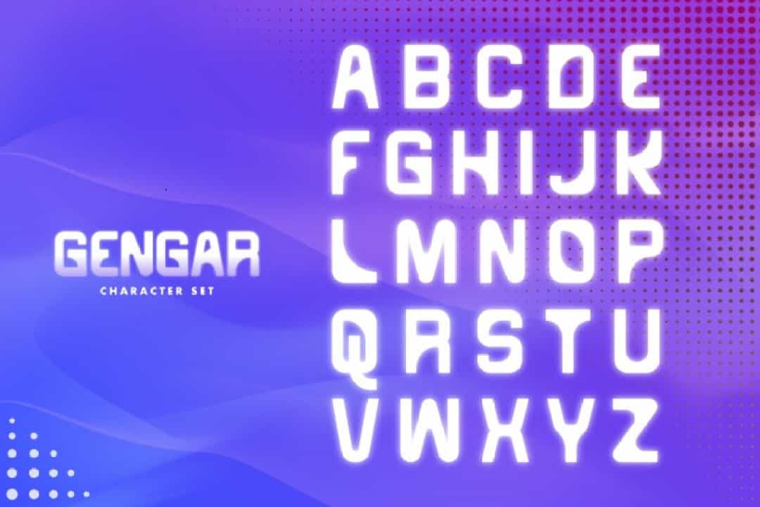 Gengar Font Image 2