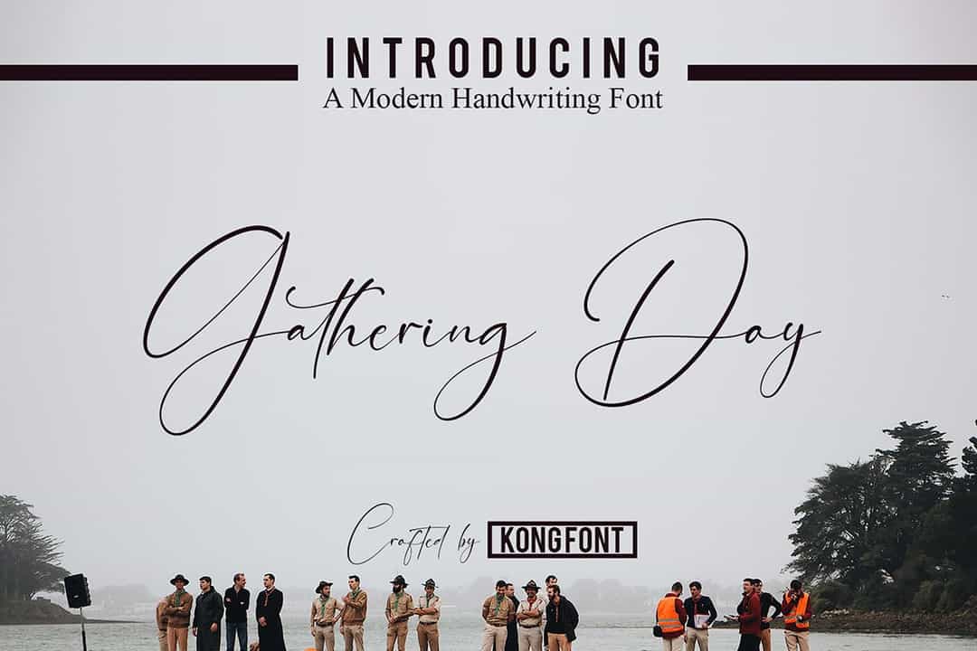 Gathering Day Font Image 1