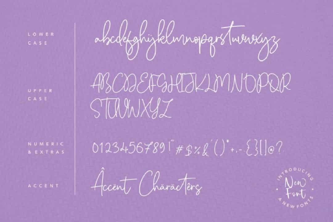 Citruslime Font Image 3