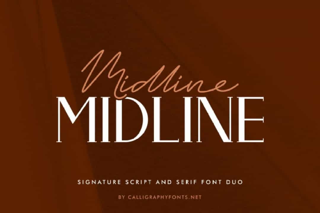 Midline Font Duo Image 1