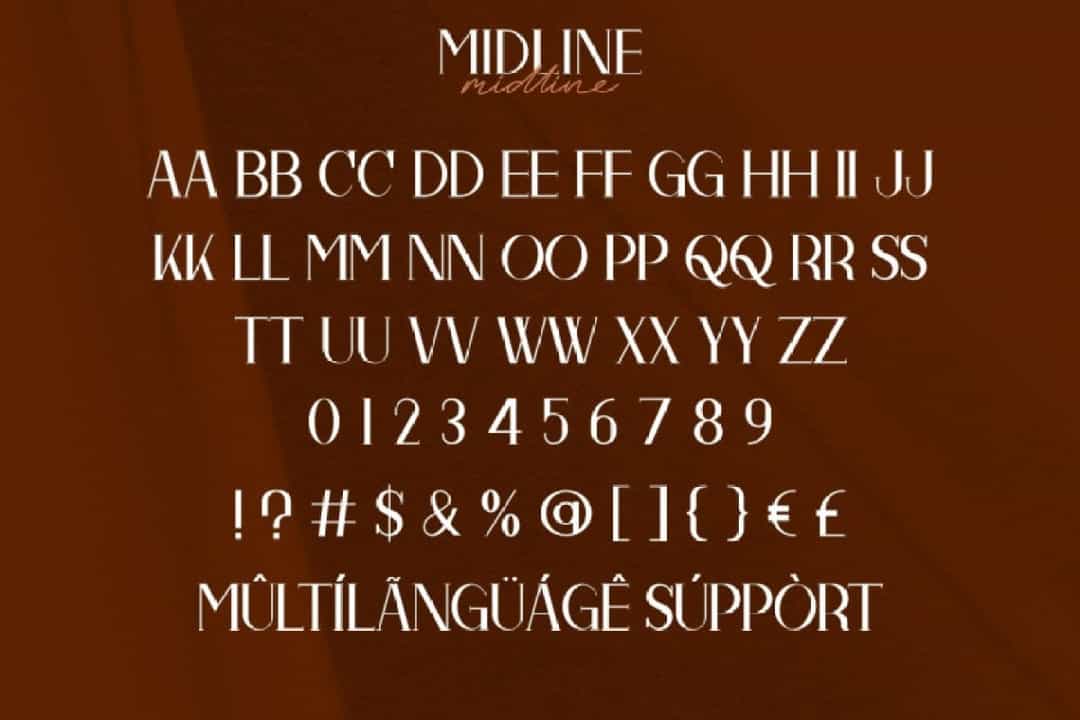Midline Font Duo Image 4