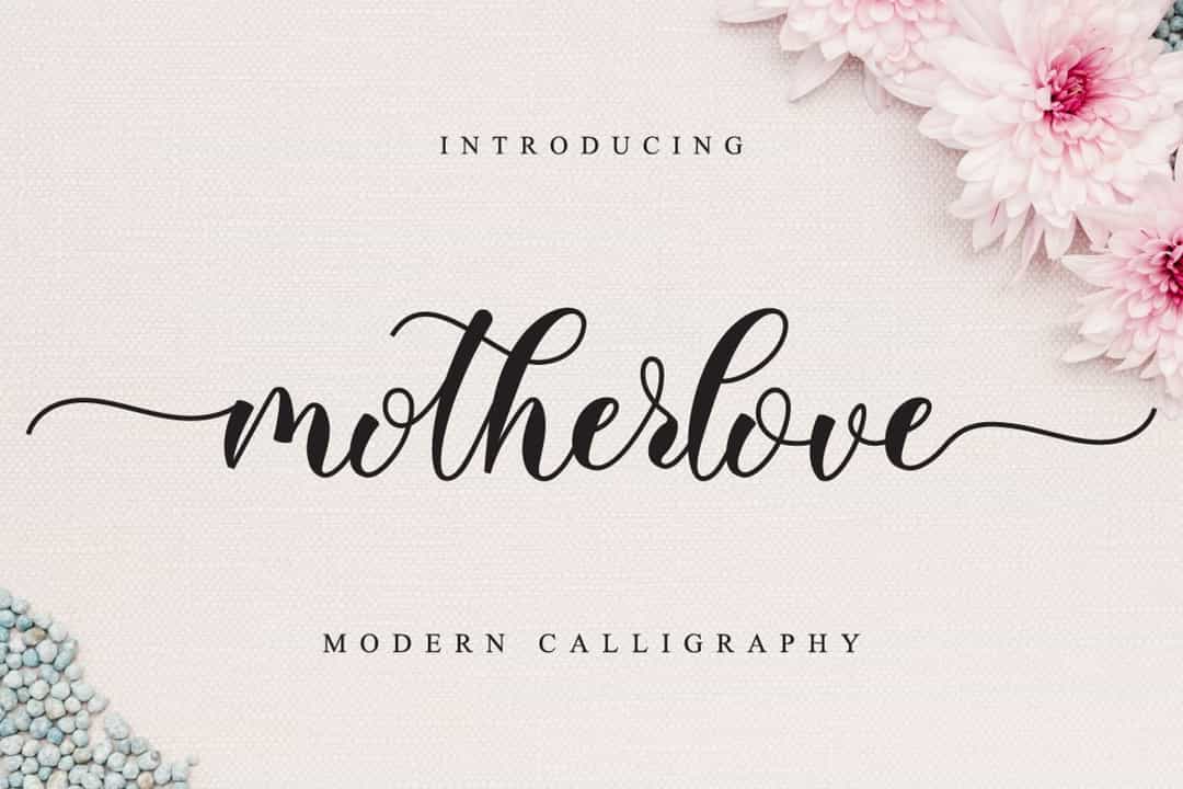 Motherlove Font Image 1