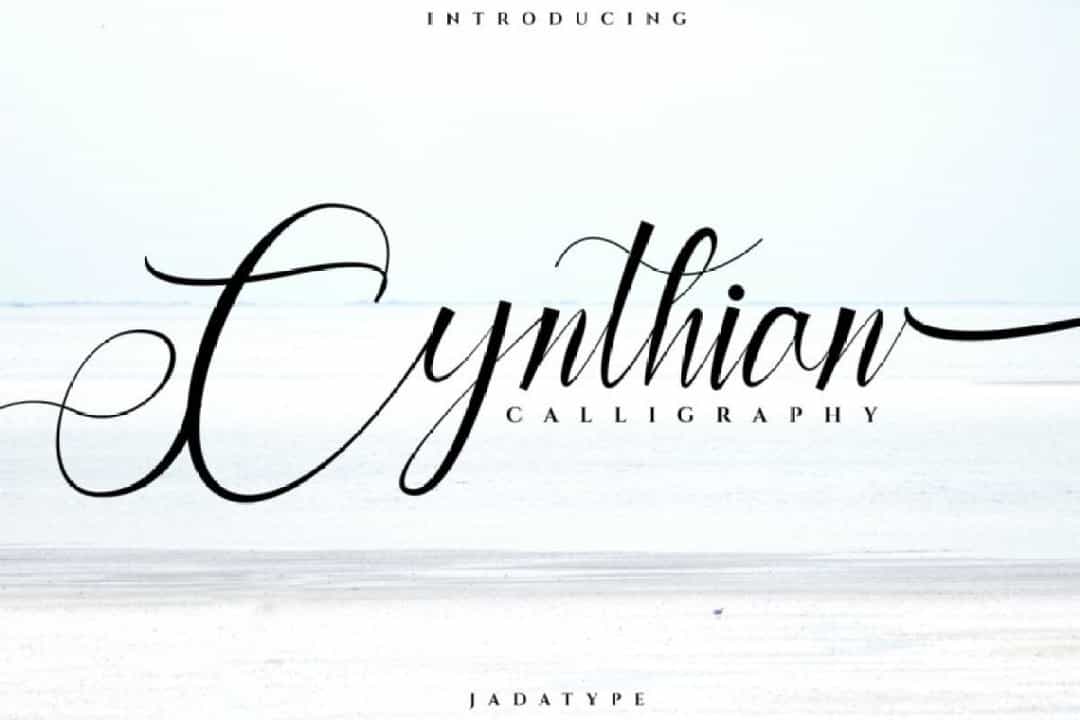 Cynthian Font Image 1