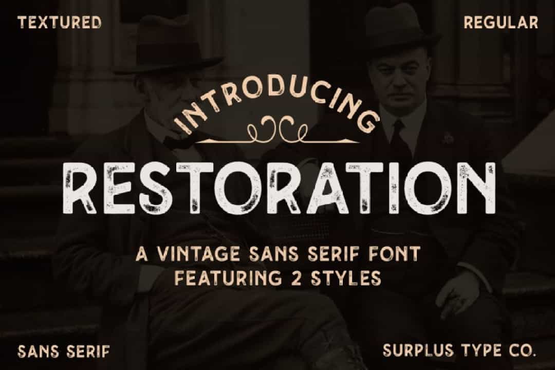 Restoration Font Image 1