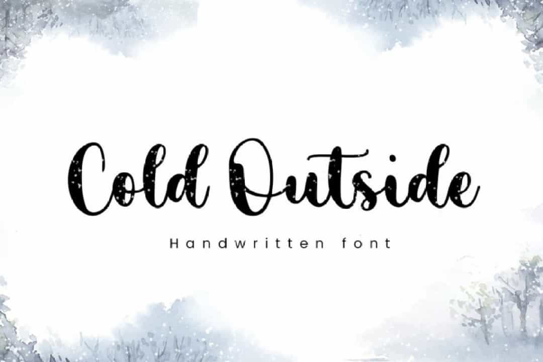 Cold Outside Font Image 1