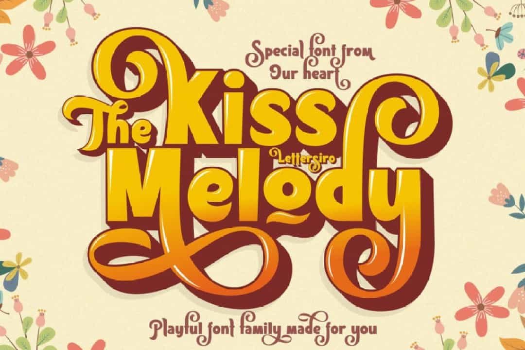 Kiss Melody Font Image 1