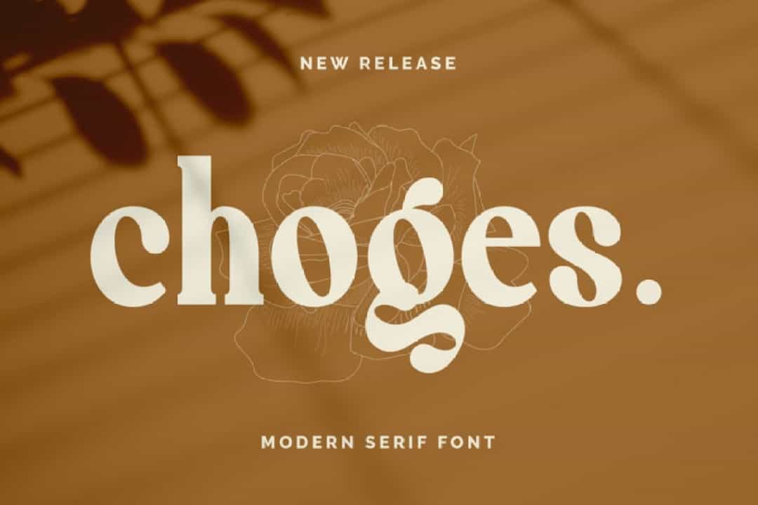 Choges Font Image 1