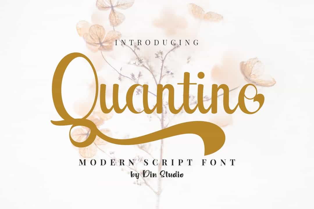 Quantine Font Image 1