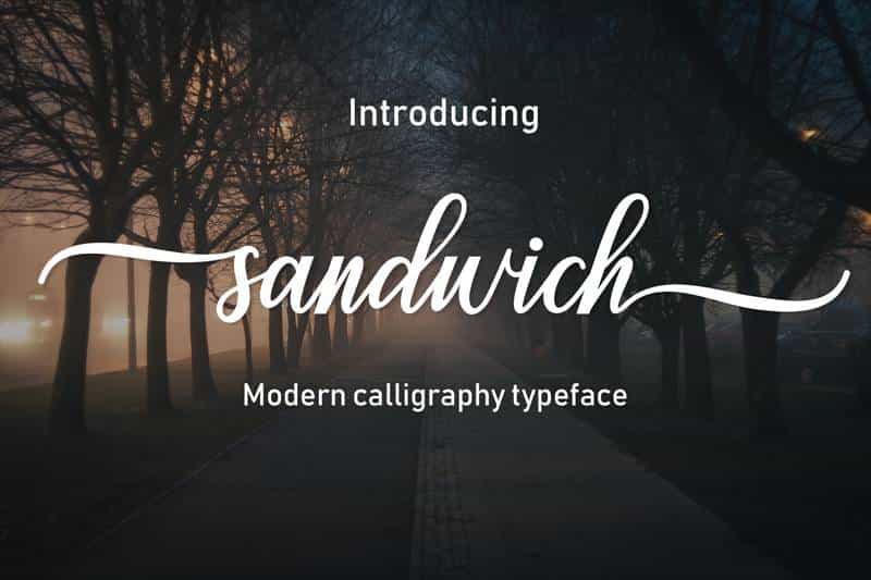 Sandwich Font Image 1