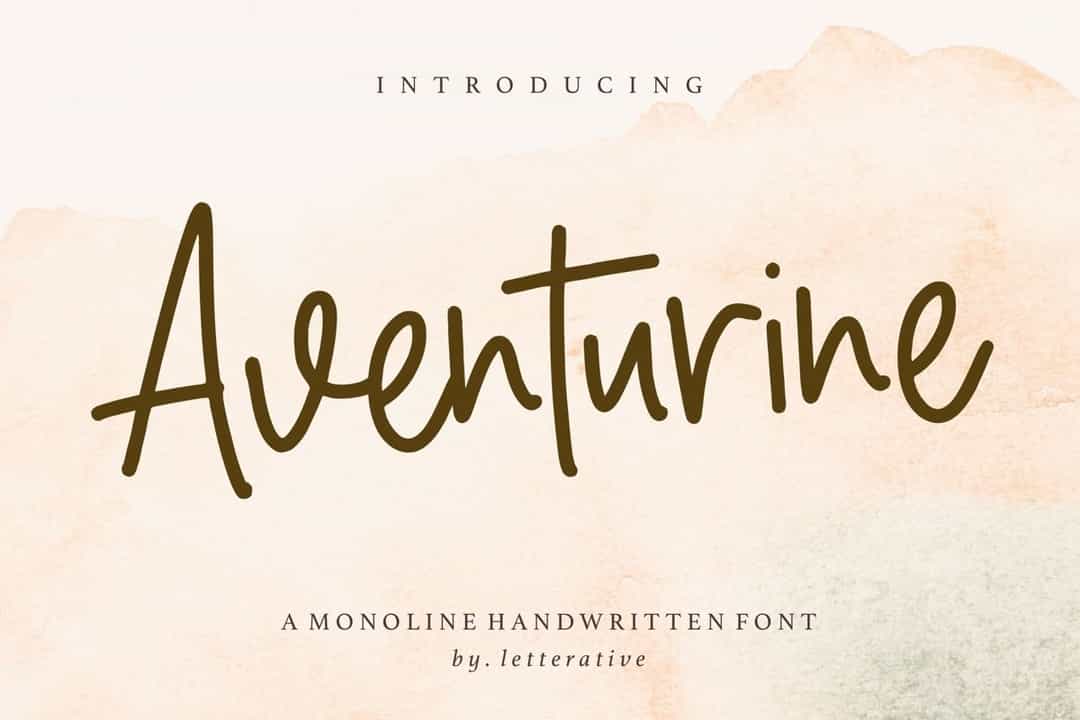 Aventurine Font Image 1