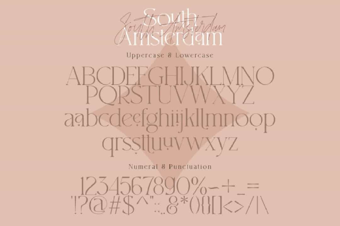 South Amsterdam Font Image 3