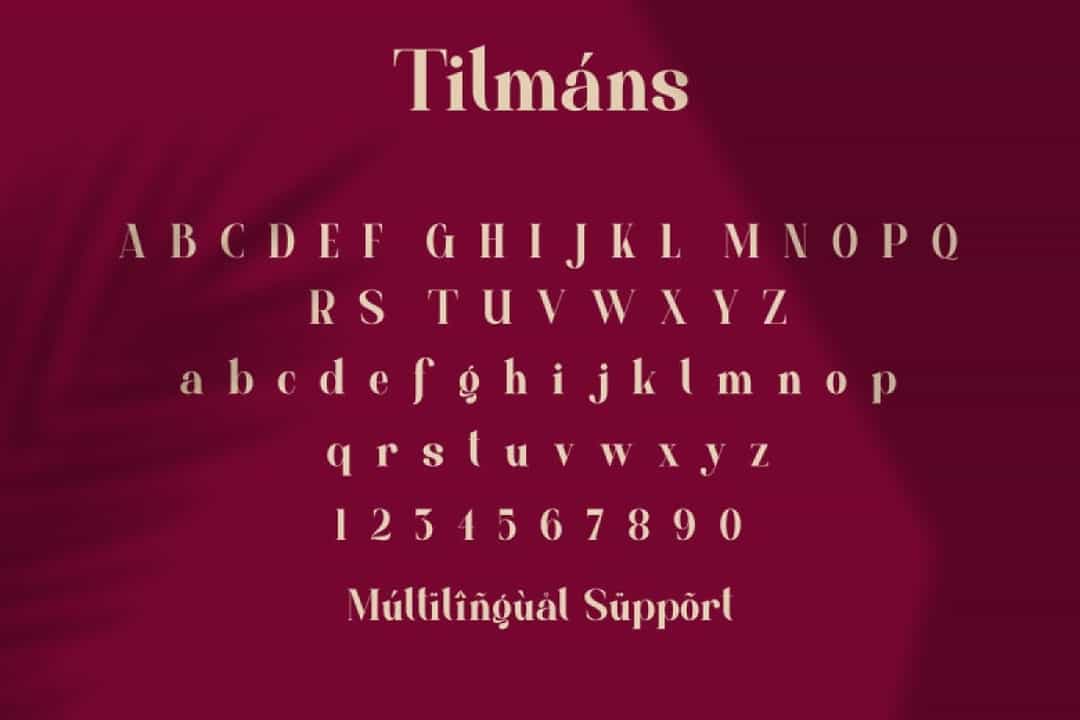 Tilmáns Font Image 2