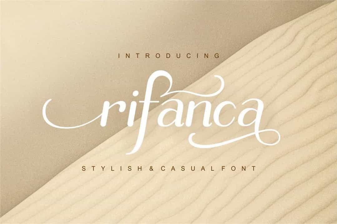 Rifanca Font Image 1