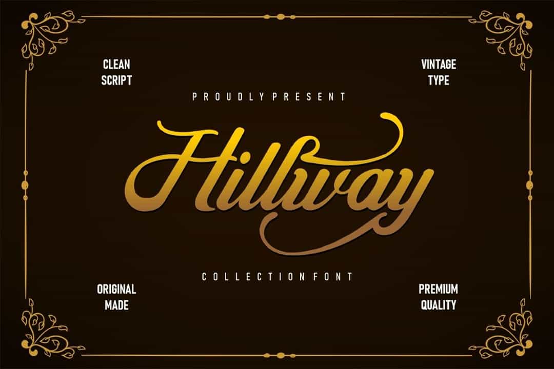Hillway Font Image 1