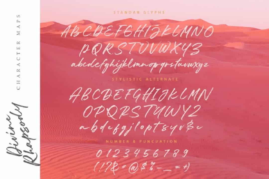 Divine Rhapsody Font Image 3