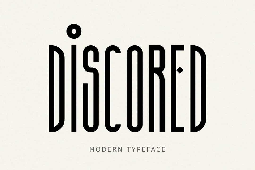 Discored Typeface Image 1