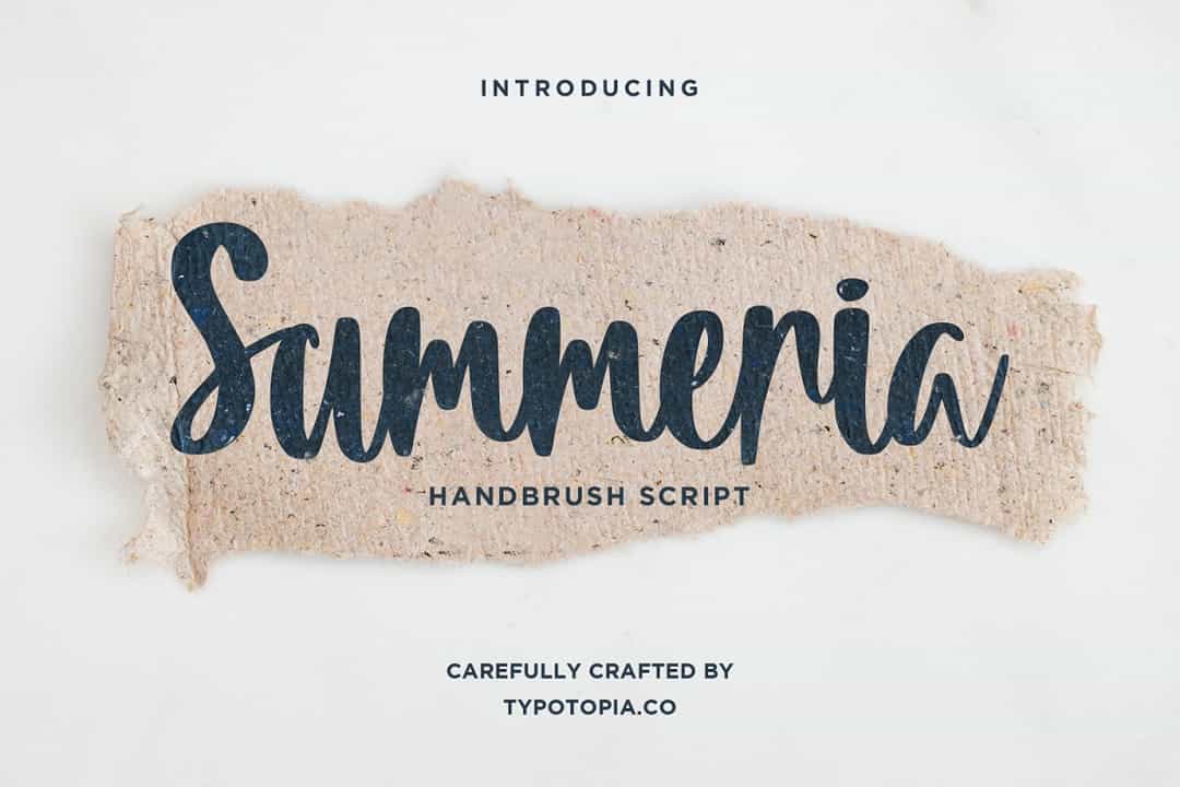 Summeria Font Image 1