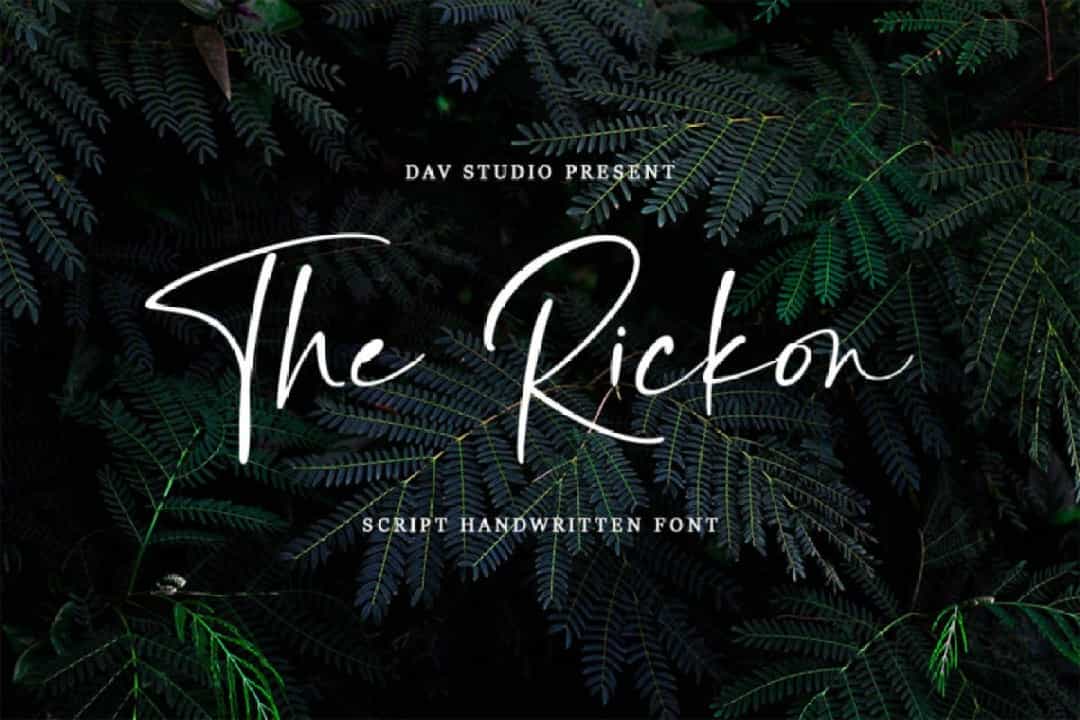 The Rickon Font Image 1