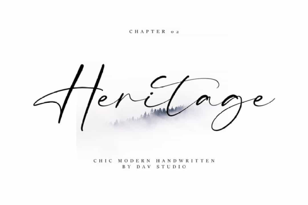 Heritage Font Image 1