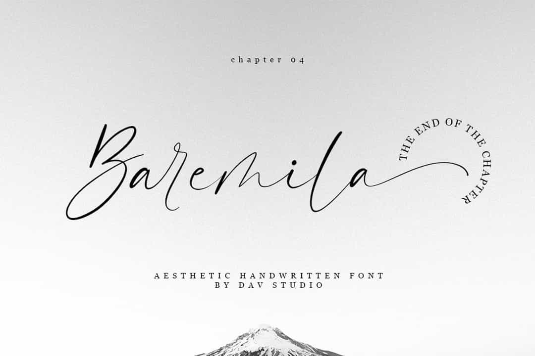 Baremila Font Image 1