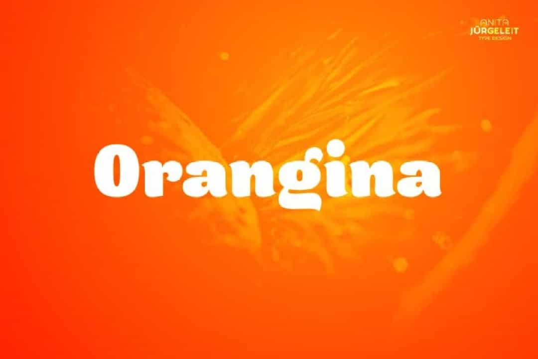 Orangina Font Image 1