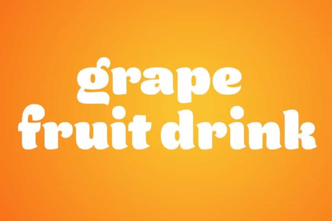 Orangina Font Image 2