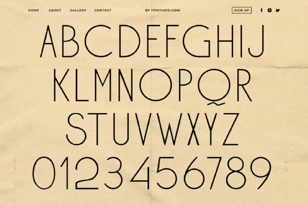 Ohio Font Image 2
