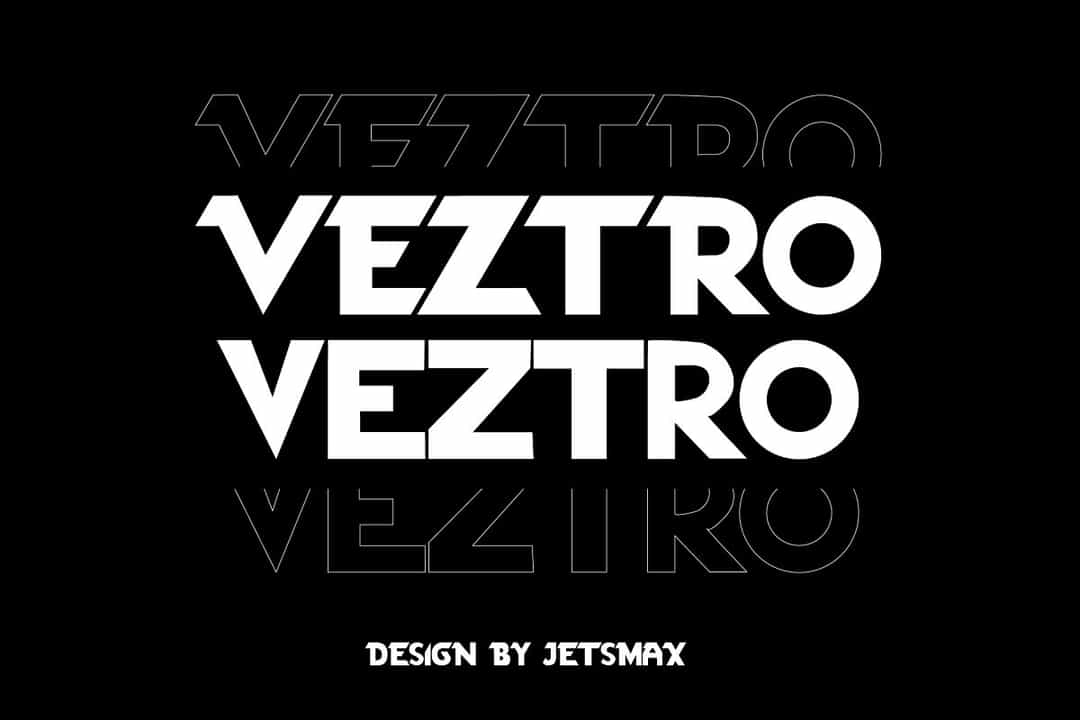 Veztro Font Image 1